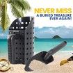 Sand Scoop Set, Sand Sifter Scoop Shovel Metal Detecting Accessories, ABS Plastic Metal Detector Scoop Trowel for Digging, Portable Lightweight Sand Scoop Set for Treasure Beach