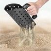 Sand Scoop Set, Sand Sifter Scoop Shovel Metal Detecting Accessories, ABS Plastic Metal Detector Scoop Trowel for Digging, Portable Lightweight Sand Scoop Set for Treasure Beach