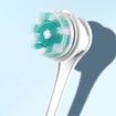 Electric Body Brush Back Brush with 4 Attachments Removable Long Handle Body Scrubber Shower Brush for Exfoliating Deep Cleansing Women Men, Green