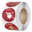 500 Christmas Stickers Roll 8 Designs 3.8cm Labels For Gifts Crafts Cards Kids