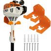 Garage Storage Garage Organizer Trimmer Rack Garden Power Tool Hanger for Grass Trimmer, Hedge Trimmer, Garage Wall, Garage Trimmer, Garden Tools, 2 Pack