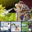 Expandable Garden Hose 50ft with 10 Function Nozzle Sprayer,Lightweight Flexible Water Hose with Durable Collapsible Latex Core Solid Brass Fittings (15M Green)