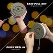 LED Camping String Light App Control,19FT Rechargeable Multi-Color Waterproof Hanging Light for Outdoor Camping Awning Tent Garden Party Festival Decor,1-Pack