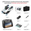 8K HD Drone 5G GPS RC Professional Aerial Photography Dual Camera Obstacle Avoidance Drone with Screen Remote Control Color White