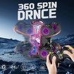 Remote Control Dragon Monster Truck 2.4GHz Stunt Car RC Toys Light Sound All Terrain Indoor Outdoor for Kids Color Purple