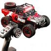 1:14 4WD RC Truck 2.4GHz Remote Control LED HEAD LIGHTS Toy Cars Off Road Vehicle Climbing Racing OffRoad All Terrain Monster TruckDual Batteries