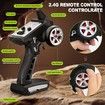 1:14 4WD RC Truck 2.4GHz Remote Control LED HEAD LIGHTS Toy Cars Off Road Vehicle Climbing Racing OffRoad All Terrain Monster TruckDual Batteries