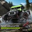 1:14 4WD RC Truck 2.4GHz Remote Control LED HEAD LIGHTS Toy Cars Off Road Vehicle Climbing Racing OffRoad All Terrain Monster TruckDual Batteries