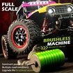 1:14 4WD RC Truck 2.4GHz Remote Control LED HEAD LIGHTS Toy Cars Off Road Vehicle Climbing Racing OffRoad All Terrain Monster TruckDual Batteries