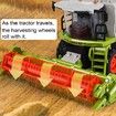 RC Farm Tractor Toy 2.4G Remote Control Combine Harvester Truck with Sounds Lights,Spray,1:24 High Simulation Vehicle Toys for Kids Ages 3+