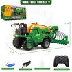 Remote Control Tractor Farm Toy 2.4Ghz,1/24 Scale RC Fertilize Spray Vehicle for Kids with Light Sound,Farm Truck Gift for Boys Girls Ages 3 and Up