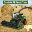 Remote Control Tractor Toy RC Truck with Spray Function/LED Light/Sound,Farm Vehicle Toys for Kids Ages 3+