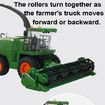 Remote Control Tractor Toy RC Truck with Spray Function/LED Light/Sound,Farm Vehicle Toys for Kids Ages 3+