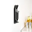 Soda Can Crusher For 12/16 Ounce Cans 1 Wall Mountable Plastic Bottle Crusher, Rotatable Cushion Grip Handle Heavy Duty Gray Steel Can Smasher Built In Bottle Opener, Grey