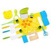 Kids Cooking Set 17PCS Real Montessori Kitchen Tools Toddlers Safe Knives Educational Ages 3+ Practical Skill Development Kit