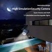 Solar Light Outdoor Dummy Security Camera CCTV Outside with Motion Detector Waterproof Wall Light Surveillance Emulated Camera for Homes
