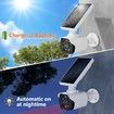 Solar Fake Camera,Dummy Security Cameras with Motion Sensor Light, Simulated Surveillance Security CCTV Camera for Indoor Outdoor