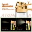 Oil Sprayer,2 in 1 Olive Oil Dispenser Bottle,450ml Premium Glass Oil Bottle (Orange)