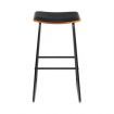 Artiss 4x Bar Stools Leather Padded Metal