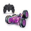 Remote Control Car, RC Car Toys with Lights and Headlights Car Toys Double-Sided 360 Degree Rotating 4WD Drift Truck for Boys Girls Birthday Gift (Purple)