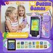 Kids Smart Phone 2.8 Inch Touchscreen with Dual Camera, Learning Games, Music Player, 32GB SD Card