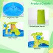 22p Sand Water Table Kids Beach Summer Sandbox Table Outdoor Activity Water Molds Kids Toy Christmas Birthday Gift