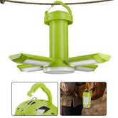Portable LED Camping Lantern Rechargeable for Power Outages Emergency Battery Operated Tent Light Phone Charger with 4 Light Modes for Outdoor Hiking Color Green