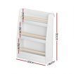 Keezi Kids Bookshelf 3 Tiers Storage Children Bookcase Organiser Display Shelf