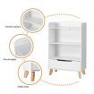 Keezi Kids Bookshelf 3 Tiers Storage Children Bookcase Toys Organiser Drawer