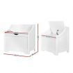 Keezi Kids Toy Box Chest Children Storage Clothes Toys Organiser Square