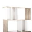 Artiss Bookshelf 5 Tiers - RITA White and Oak