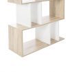 Artiss Bookshelf 5 Tiers - RITA White and Oak