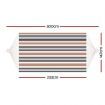 Gardeon Hammock Bed Outdoor Camping Hammocks Beige Grey