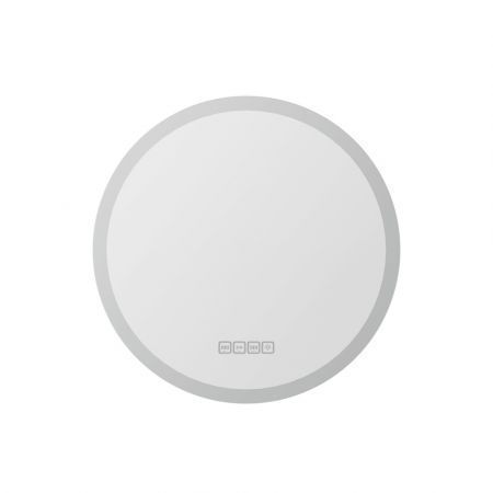 Embellir Bluetooth LED Wall Mirror With Light 50CM Bathroom Decor Round Mirrors