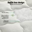 Giselle Bedding Mattress Topper Pillowtop Bamboo 7.5cm Double