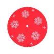 Jingle Jollys Christmas Tree Skirt 120cm Snowflake Ornaments Party Decorations