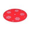 Jingle Jollys Christmas Tree Skirt 120cm Snowflake Ornaments Party Decorations