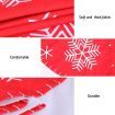 Jingle Jollys Christmas Tree Skirt 120cm Snowflake Ornaments Party Decorations