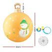 Jingle Jollys Christmas Inflatable Ball 60cm Led Illuminated Snowman Xmas Decor