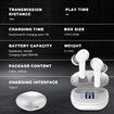 Language Translation Earbuds,Translation Earbuds,144 Languages Accents Two-Way Luniva Translator Pods Real Time (White)