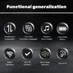 Language Translation Earbuds,Translation Earbuds,144 Languages & Accents Two-Way Luniva Translator Pods Real Time (Black)