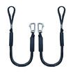 2Pcs 4FT Bungee Dock Line Boat Ropes for Docking Line Mooring Rope with Stainless Steel Clip Accessories for Boats
