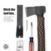 The Mighty Bar, Heavy Duty Keychain Prybar EDC Pry Bar for Every Day Carry Small Stainless Steel Key Chain Multitool Prybar for Keys