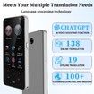 Language Translator Device,Real Time Translation Device for 138 Languages/Chatgpt/Offline/Recording/Photo Translator,Portable Translator