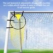 2 Pcs Soccer Top Bins Soccer Target Goal Soccer Ball Target with Highlighted Scoring Zones Corner Shooting Soccer Goal Target Nets