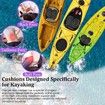 Anti Slip Kayak Seat Cushion, Waterproof Thicken Gel Boat Kayak Canoe Rowing Stadium Pad, Black