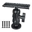 Fish Finder Mount Base, Universal 360 Degree Rotation Ball Mount Fish Finder Bracket