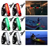 Boat Navigation Lights Kayak Stern LED Waterproof 6 Pcs Night Marine Safety Pontoon Dinghy Flashing Outdoor Boating