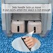2 Pcs Heavy Duty Pool Weight Plastic Sand Bags,Universal Pool Steps Weights for Above Ground Pools,Fillable Ladder Weight Anchor Bag Container for Swimming Entry Systems