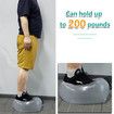 2 Pcs Heavy Duty Pool Weight Plastic Sand Bags,Universal Pool Steps Weights for Above Ground Pools,Fillable Ladder Weight Anchor Bag Container for Swimming Entry Systems